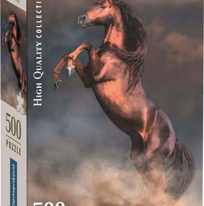 Puzzle Armăsar sălbatic roșu 500 de piese