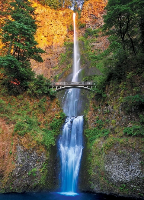 Puzzle Multnomah Falls 1000 piese