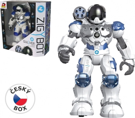 Robot Interactiv Guliver - Căpitanul Serviciilor de Ordine Spațială, Albastru