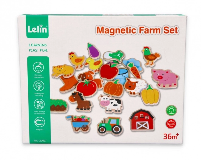Magnete Fermă Set 24 Piese