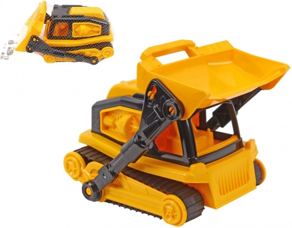 Buldozer cu șenile din plastic 30 cm cu mers liber, în plasă