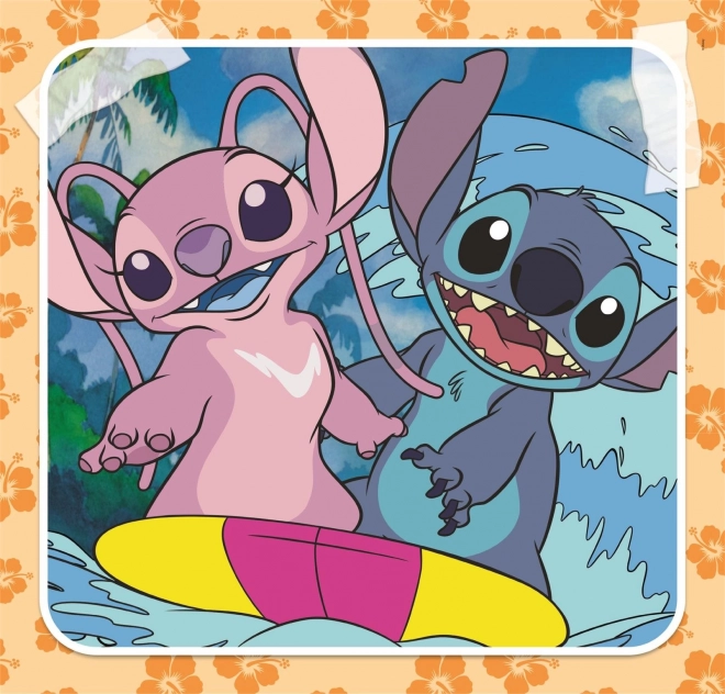 Puzzle 3x48 piese Stitch de la Clementoni