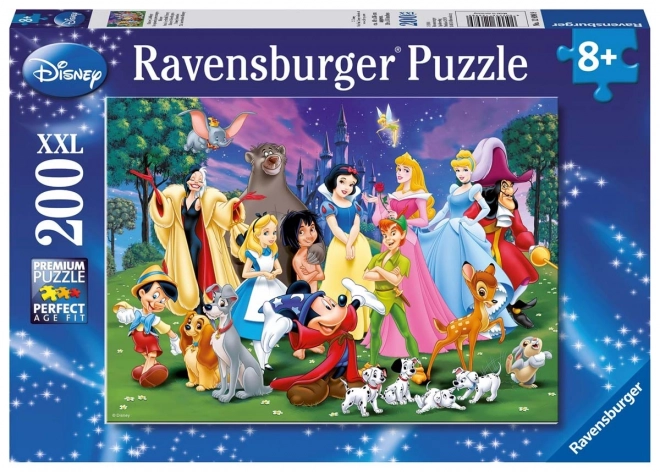 Puzzle cu personaje de basm Disney XXL 200 piese