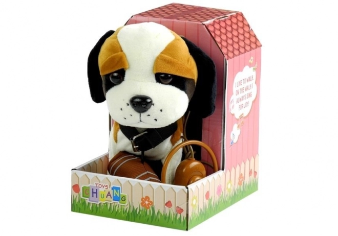 Puișor Interactiv Saint Bernard Cu Lesă și Căsuță