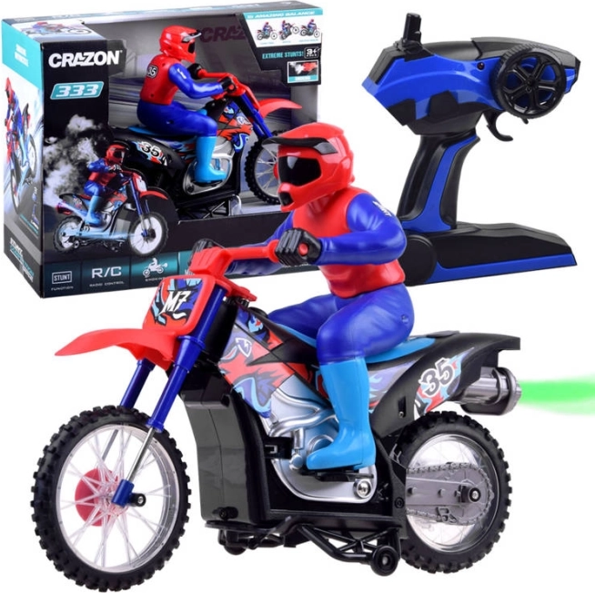 Motocicletă de teren de curse cu telecomandă