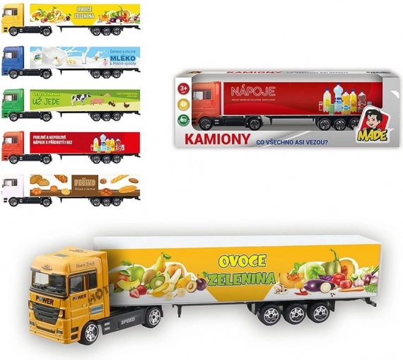 Camion cu imprimeu ceh de 20 cm