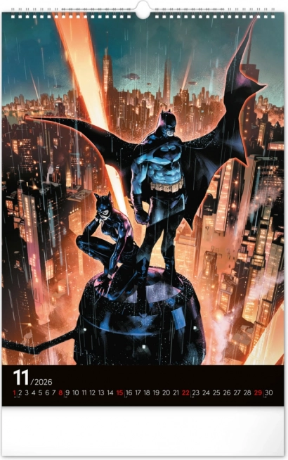 Calendar de perete Batman Dark 2026