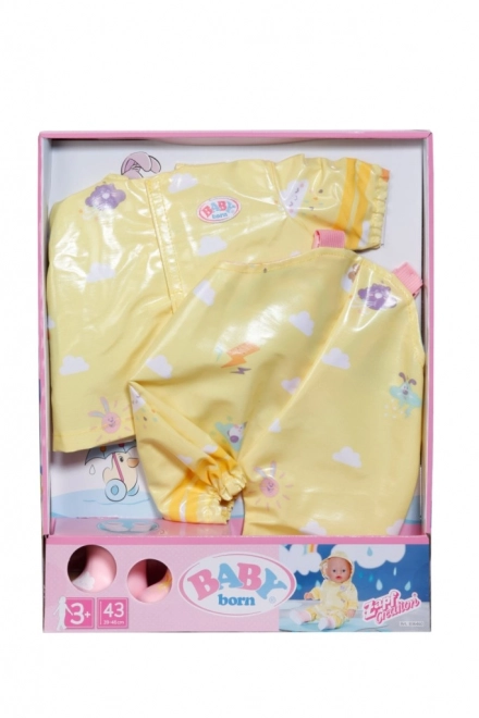 BABY born set de ploaie Deluxe pentru păpuși 43 cm