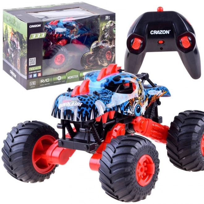 Mașina cu telecomandă Monster Dino 4x4 – roșu