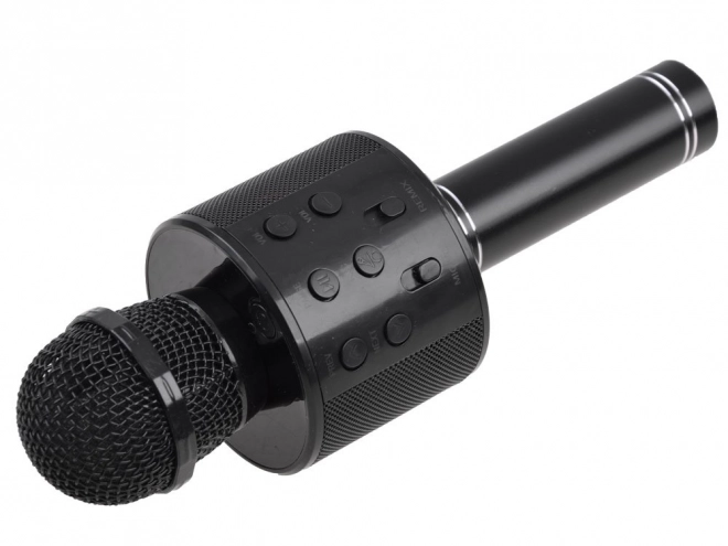 Mikrofon karaoke wireless cu difuzor – Negru