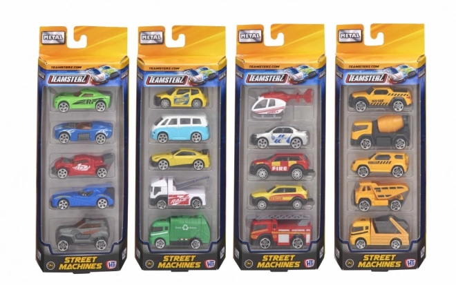 Set 5 mașinuțe Teamsterz