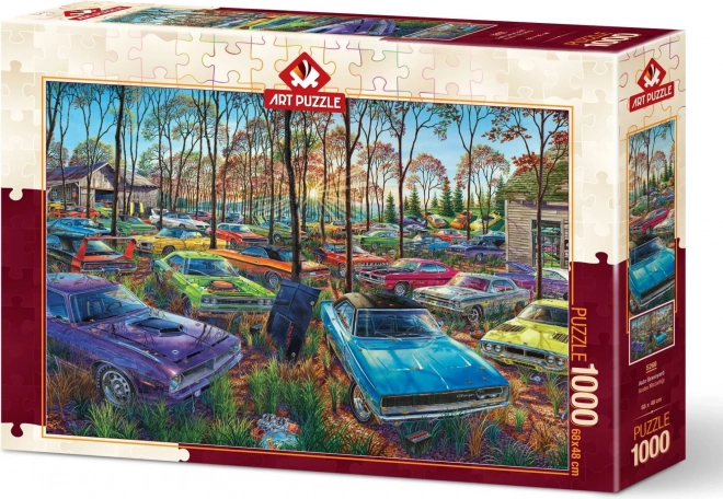 Puzzle Depozit de mașini ART PUZZLE 1000 de piese