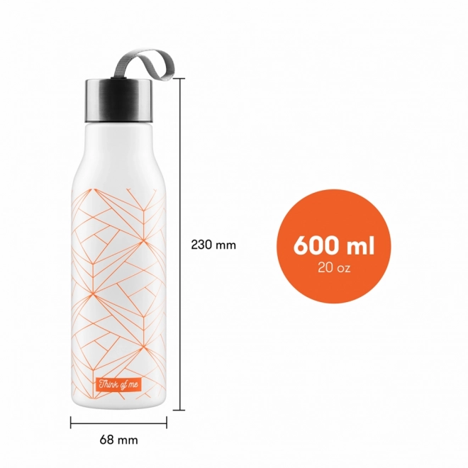 Sticlă din plastic Gândește-te la Mine, 600 ml