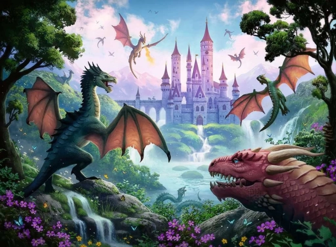 Puzzle Ravensburger Dragonul Magic XXL 300 Piese