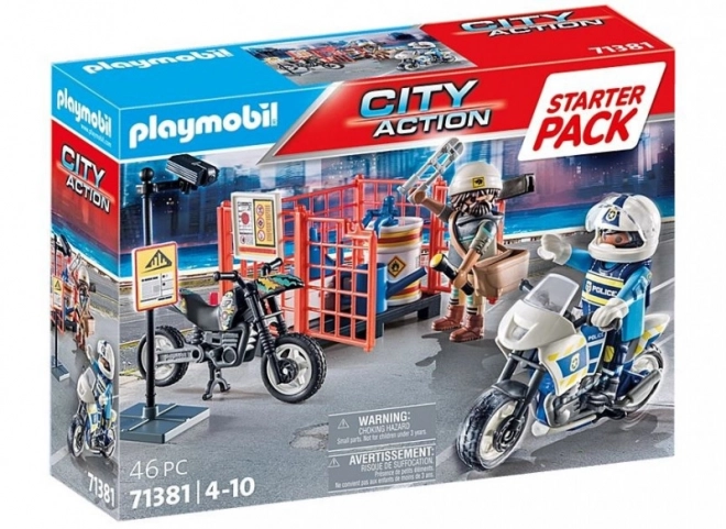 Set figurine City Action pachet starter poliție