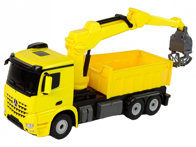 Camion cu prindere Mercedes Rastar galben