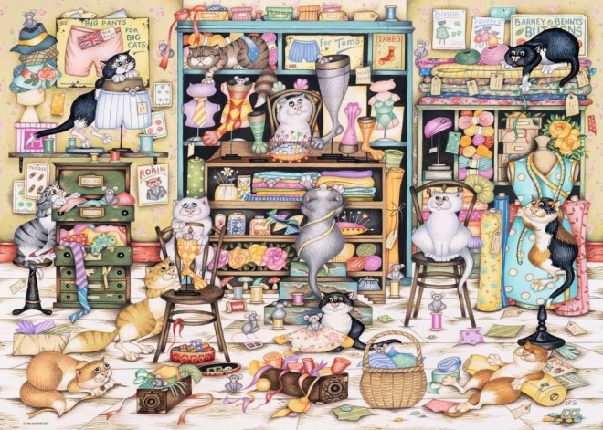 Puzzle Crazy Cats de la Ravensburger