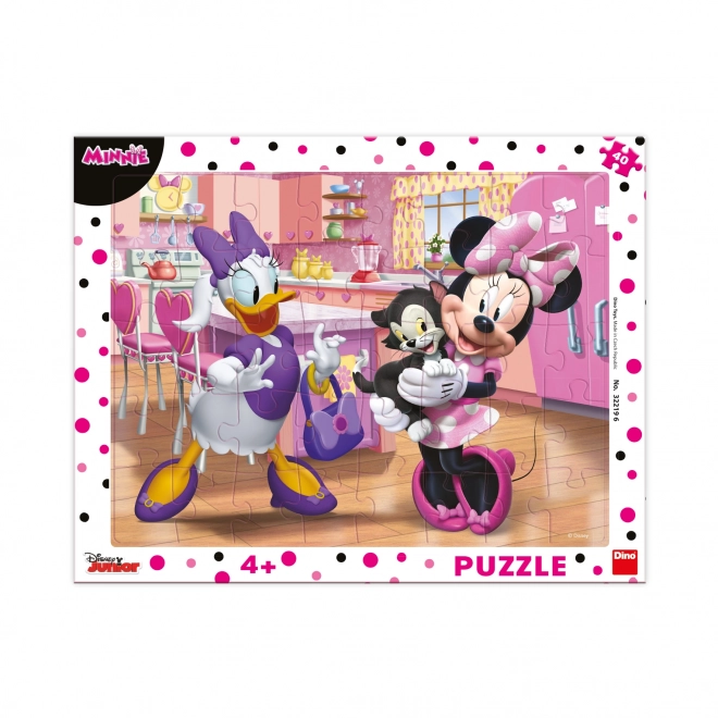 Puzzle Dino Minnie și noul ei animal de companie 40 piese