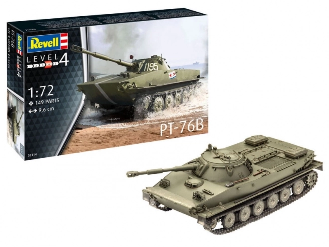 Model tank PT-76B