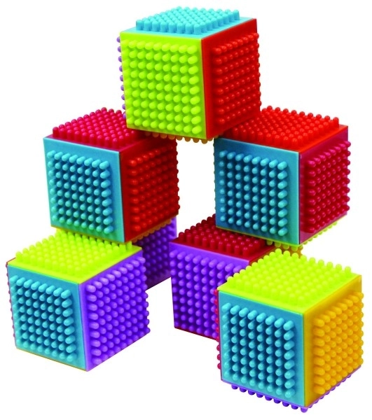 Cuburi colorate și texturate