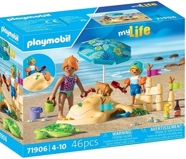 Set de figurine PLAYMOBIL My Life Familie la plajă