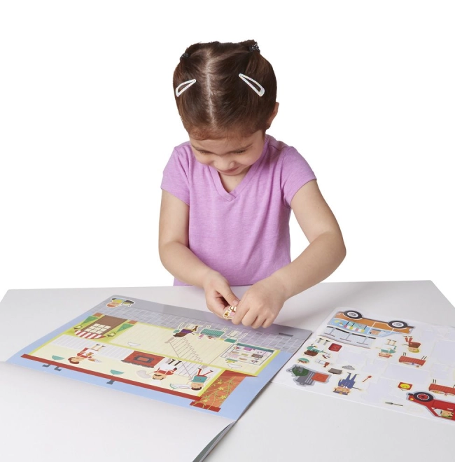 Joc interactiv cu autocolante
