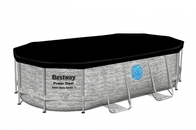 Prelată protecție piscină Bestway pentru Power Steel Oval Frame Pools