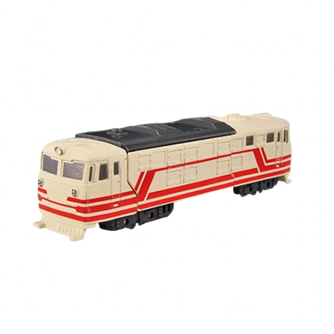 Robot metalic transformabil locomotivă