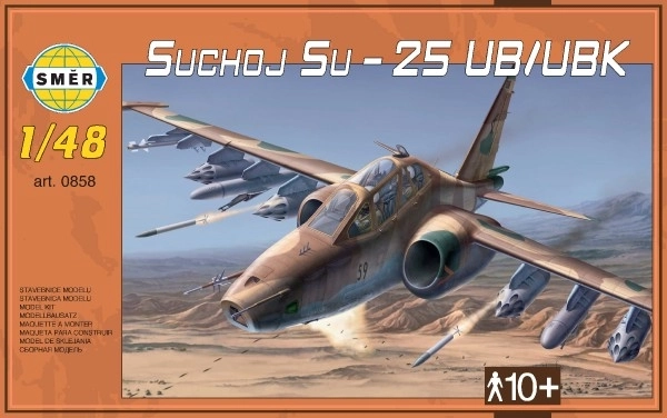 Model Avion Su-25 Ub/Ubk la Scară 1:48