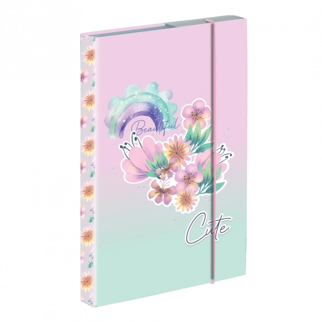 Cutie pentru caiete A4 Flowers