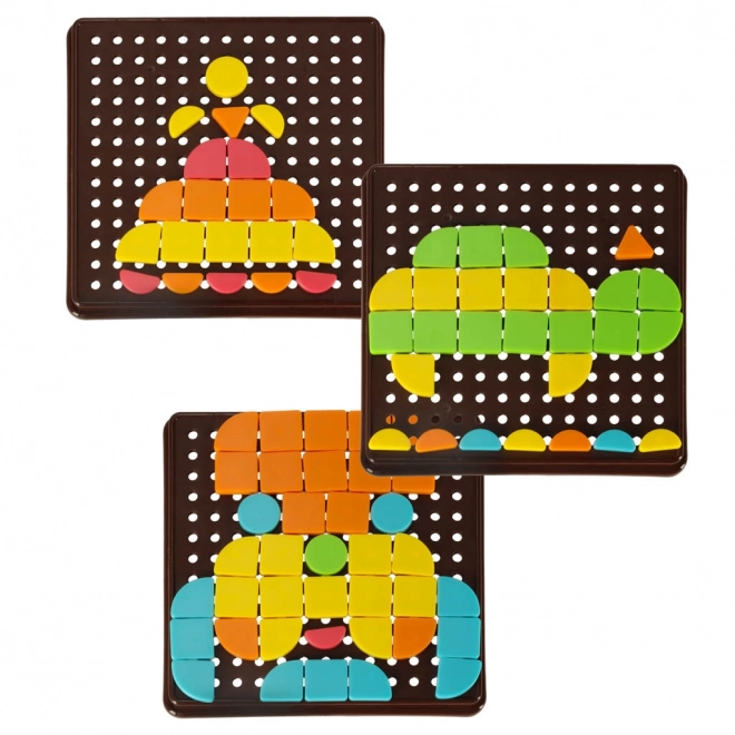 Puzzle mozaică creativă și logică cu forme geometrice