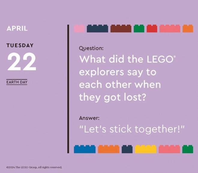 Calendar distractiv LEGO 2025