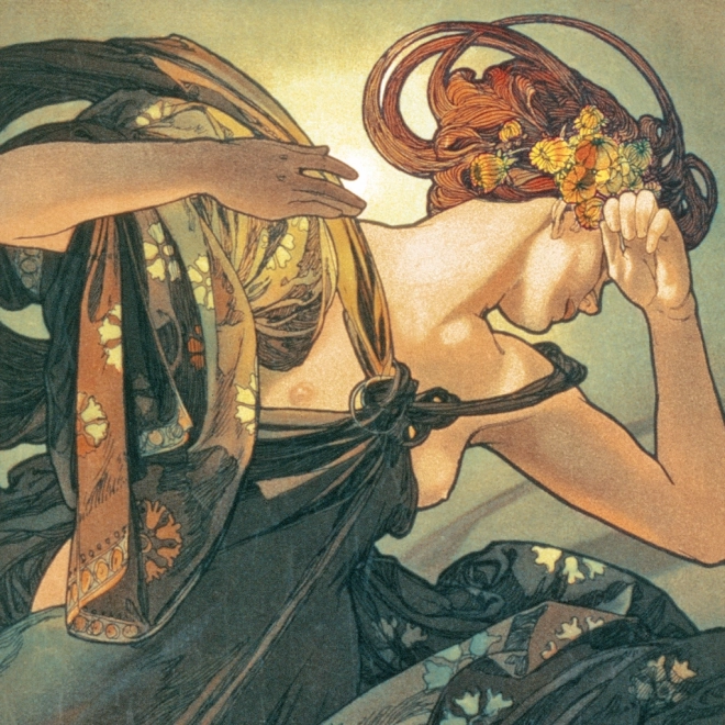 calendar de notițe Alfons Mucha 2025