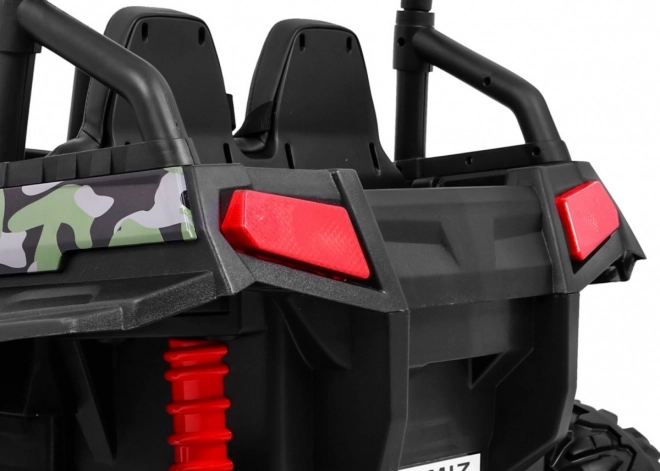 Grand Buggy Strong Lift pro copii Moro + tracțiune 4x4 + telecomandă + suport bagaje + radio MP3 + LED