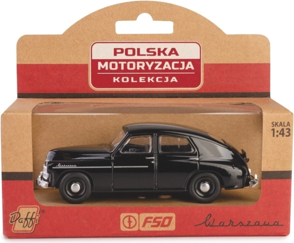 model metalic warszawa m20 1:43 – negru