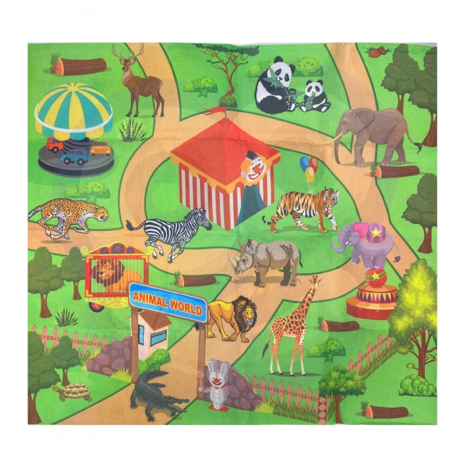 Set figurine safari cu covoraș woopie