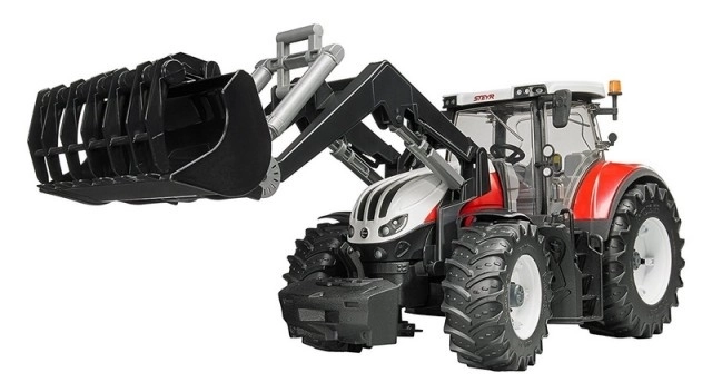 Tractor cu încărcător frontal Bruder Steyr 6300 Terrus CVT