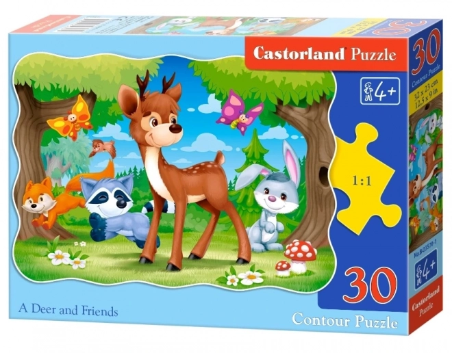 Puzzle animalele pădurii 30 piese