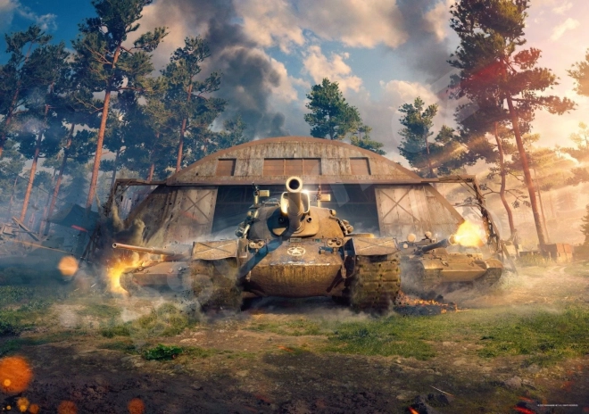 Puzzle World of Tanks: Wingback 1000 piese