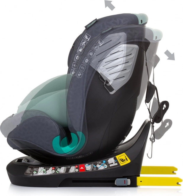 Scaun auto Chipolino i-Size cu Isofix 360 Pastel Green