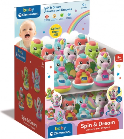 Animăluțe magice interactive BABY CLEMENTONI – dragon și unicorn