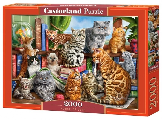 Puzzle Casa Pisicilor 2000 piese