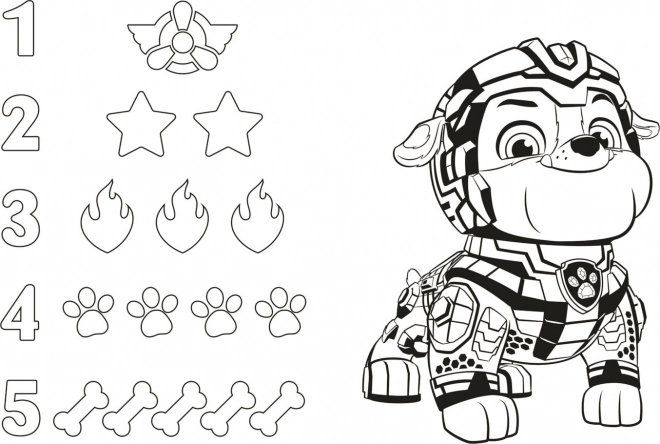 Puzzle dublu Paw Patrol: Echipa grozavă Super Giant 15 piese