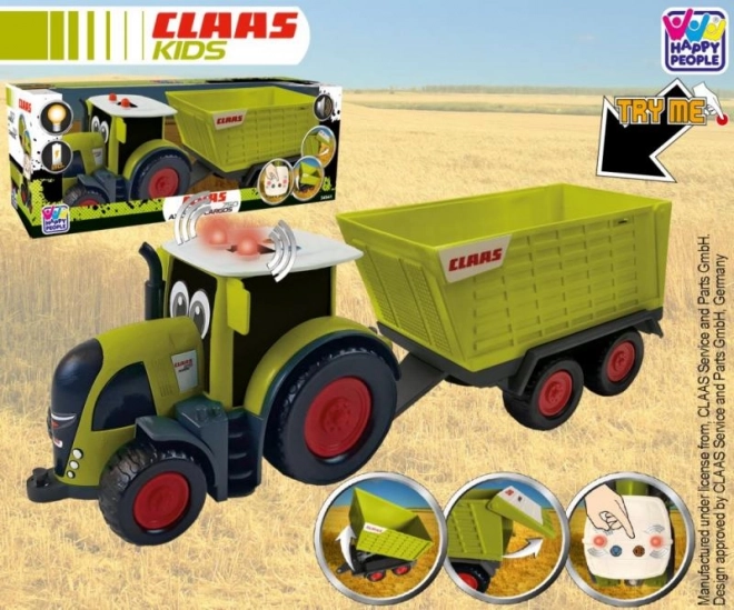 Tractor Claas cu remorcă