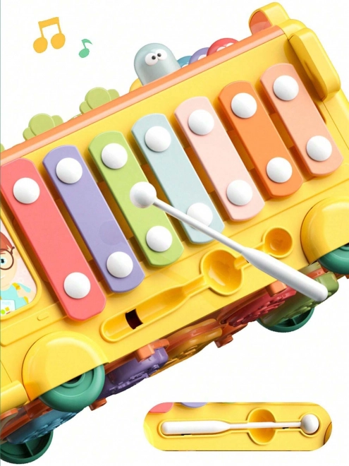 Autobuz interactiv educativ pentru copii Woopie Montessori 6-in-1