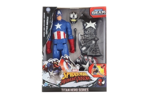 Figurină Avengers Captain America cu accesorii Power FX