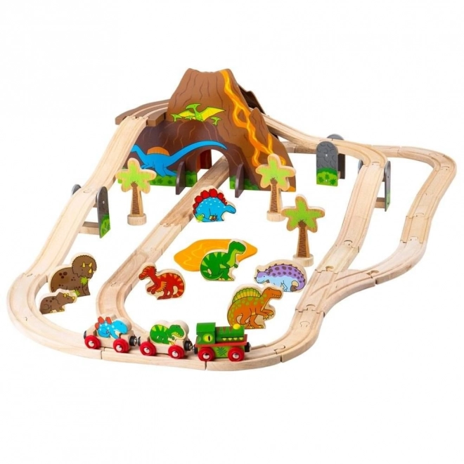 Set feroviar dinozauri Bigjigs Rail