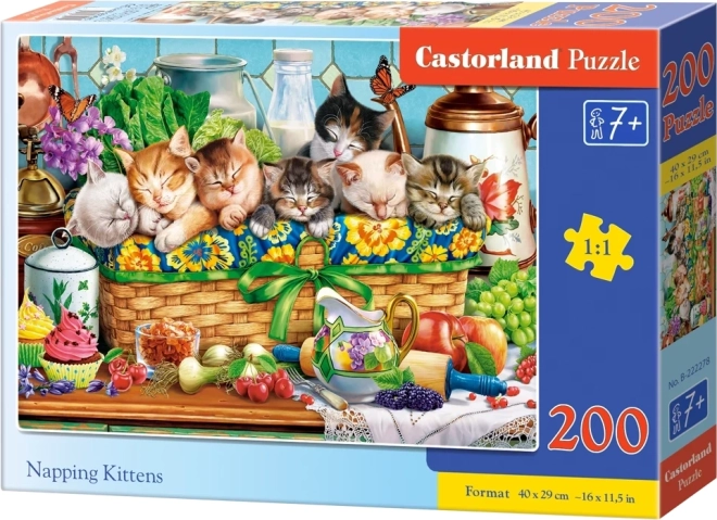 Puzzle cu pisicuțe adormite 200 piese