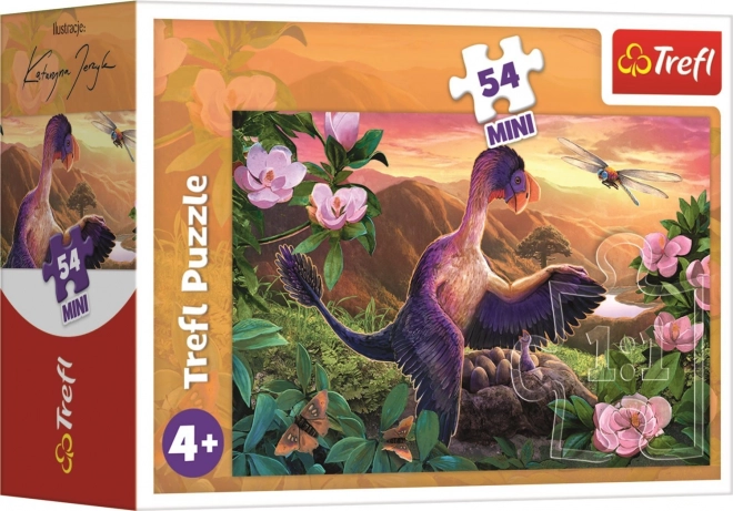 Puzzle Trefl 54 piese mini - Dinozauri uimitori