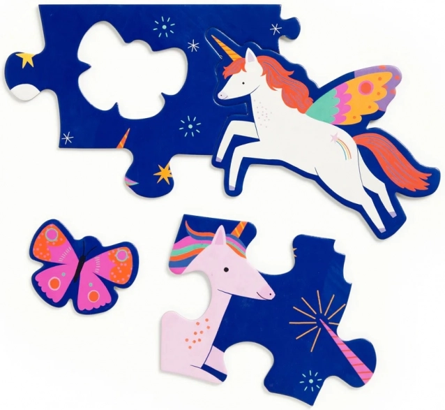 Puzzle de podea Mudpuppy Unicorni Magici 25 piese